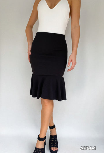 Fishtail Pencil Skirt High Waist - Ah004